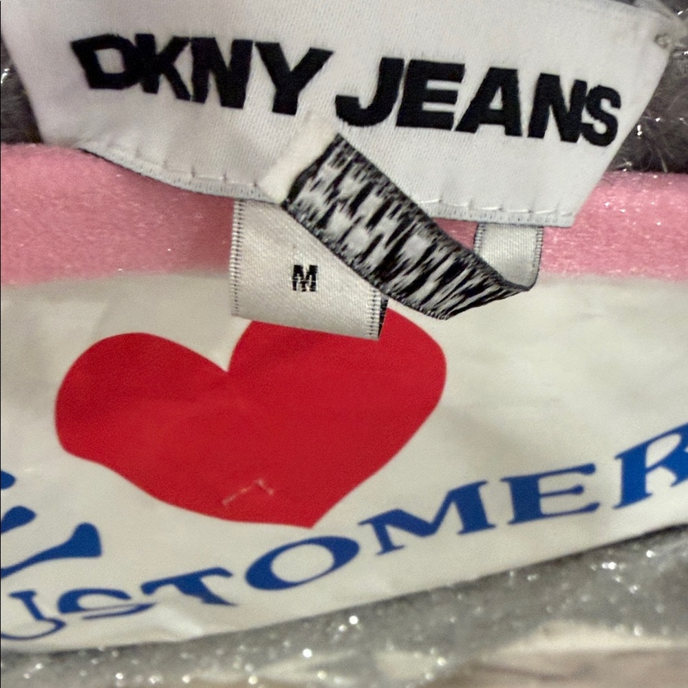 DKNY Sparkling Gray Crew Neck Sweater - Picture 3 of 4